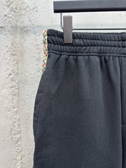 Checkered ribbon shorts