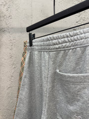 Checkered ribbon shorts