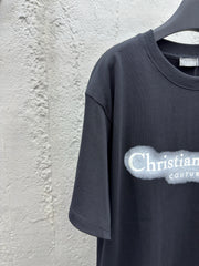 Printed letter fluorescent short sleeves