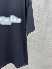 Printed letter fluorescent short sleeves