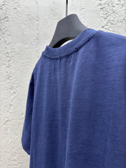 Letter embroidered short sleeves