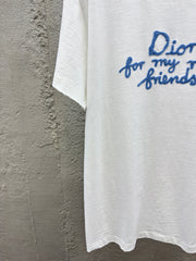 Letter embroidered short sleeves