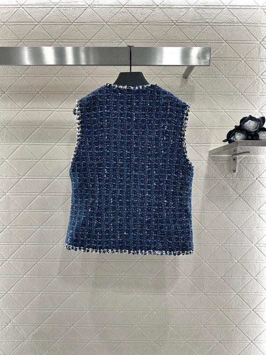 Braided Dress-Hemmed Vest