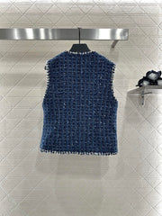 Braided Dress-Hemmed Vest