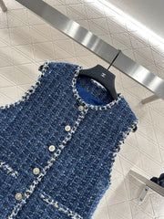 Braided Dress-Hemmed Vest