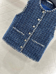 Braided Dress-Hemmed Vest