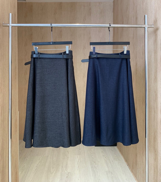 Denim Skirt [with Custom Belt]