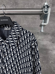 All-over printed knit shirt