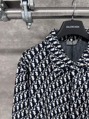 All-over printed knit shirt