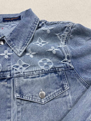 Cloud Dog Jacquard Denim Jacket