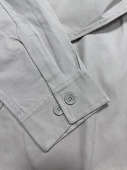 Embossed denim work jacket