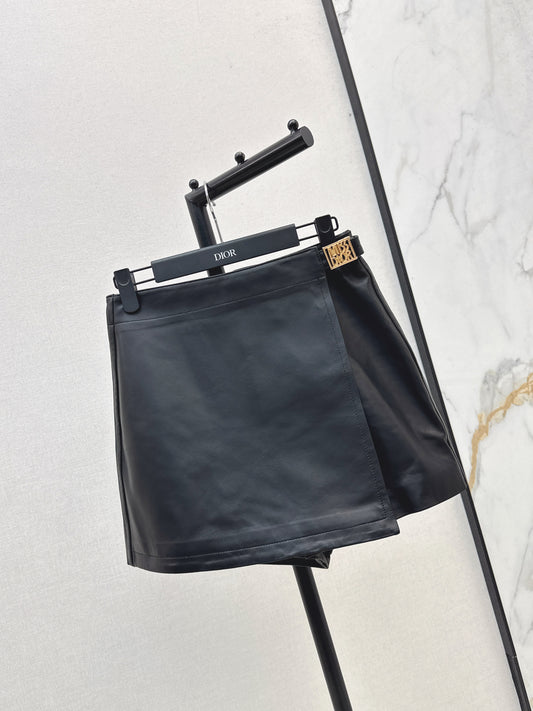 Lambskin Leather Skirt