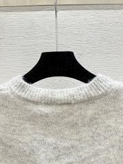 3D Ball Hollow Cardigan