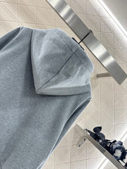 Hooded Zip-Up Jacket with Brushed Fleece