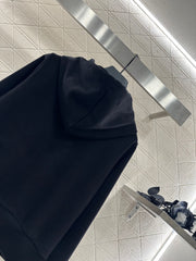 Hooded Zip-Up Jacket with Brushed Fleece