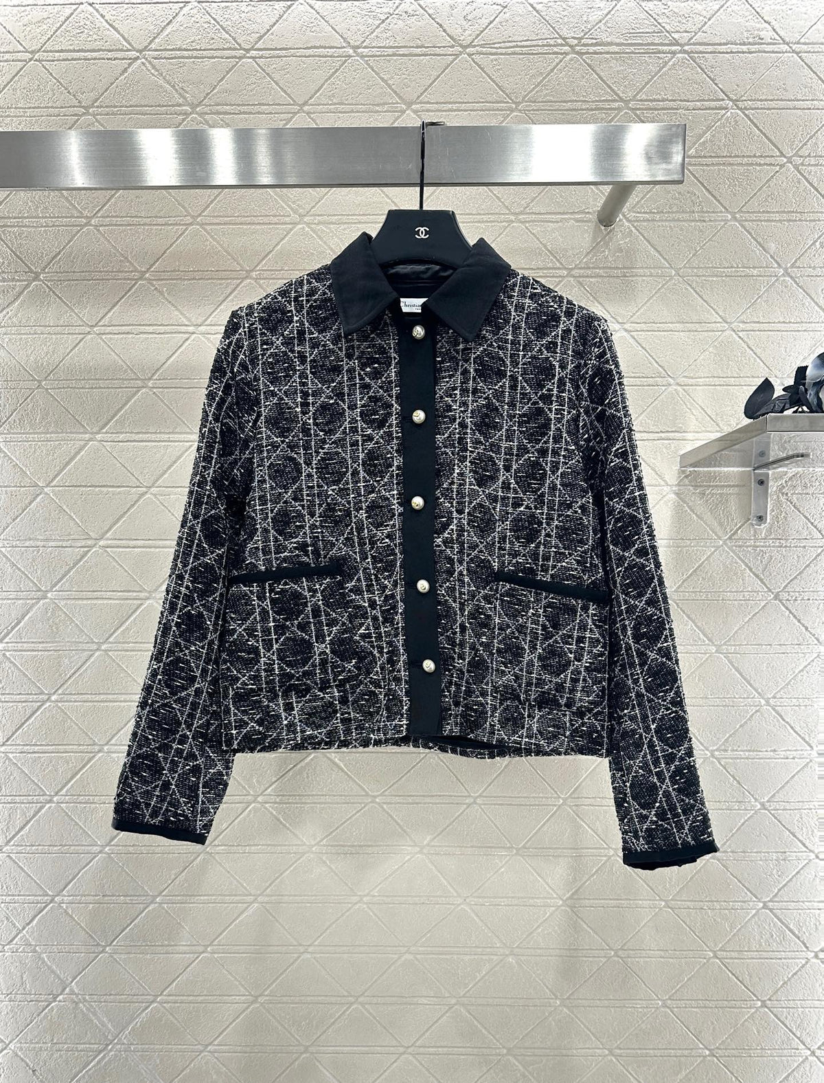 Raglan Jacquard Shirt Jacket