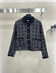 Raglan Jacquard Shirt Jacket