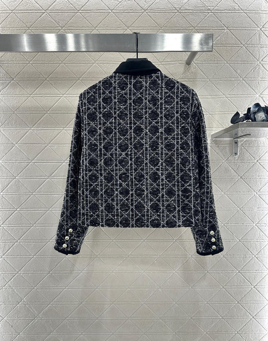 Raglan Jacquard Shirt Jacket