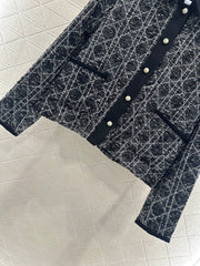 Raglan Jacquard Shirt Jacket