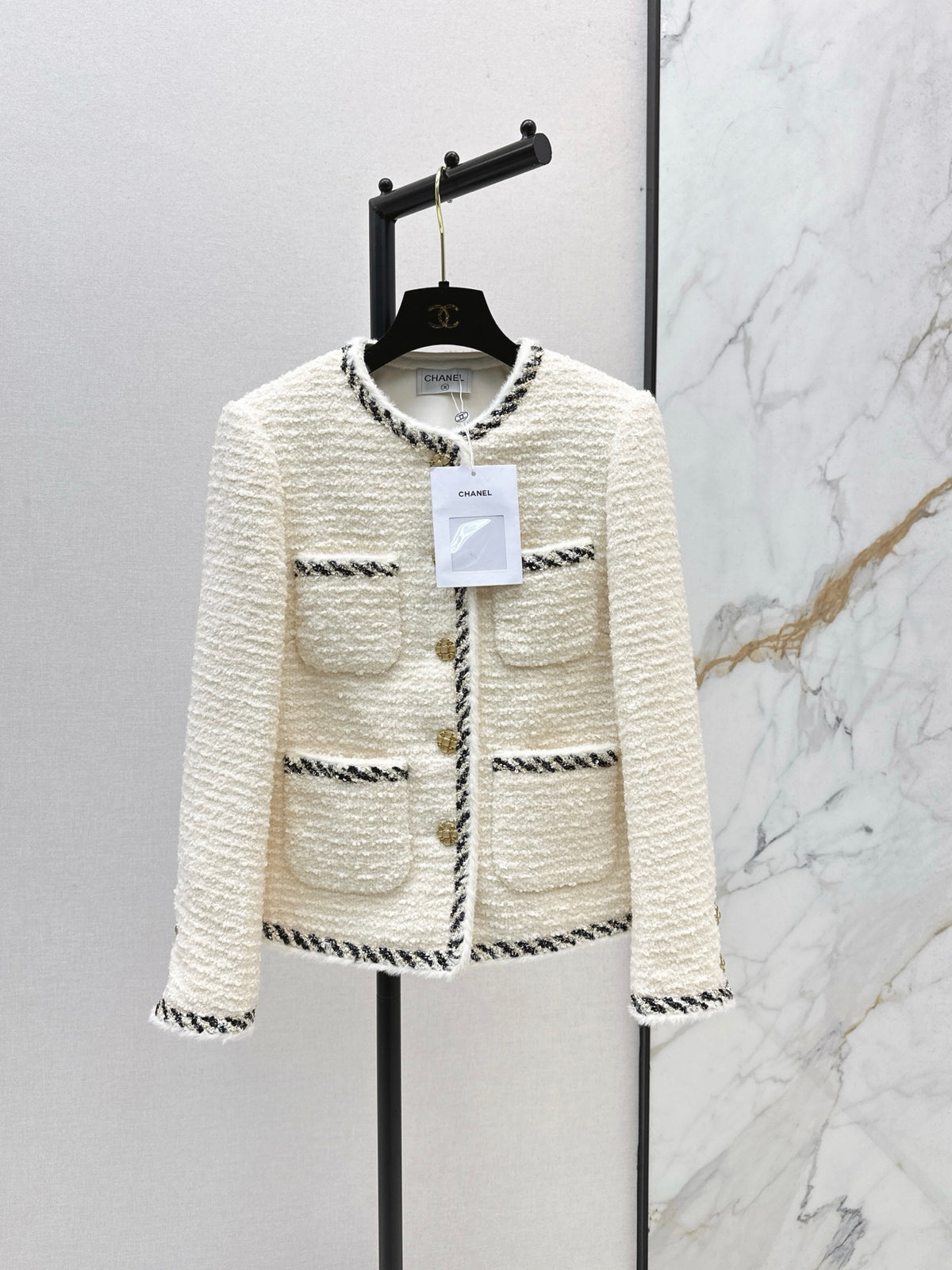 Woven tweed jacket