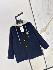 Hooded Drawstring Puffer Jacket