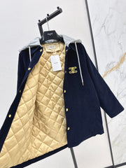 Hooded Drawstring Puffer Jacket