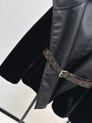 Wrap-style short coat