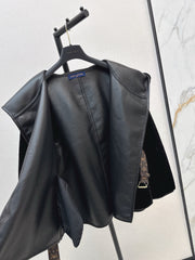 Wrap-style short coat