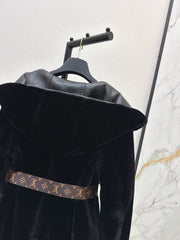 Wrap-style short coat