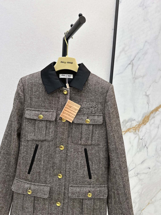 Vintage herringbone jacket