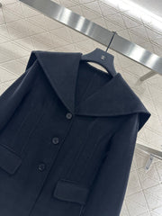 Large Lapel Shawl Coat