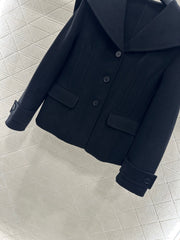 Large Lapel Shawl Coat