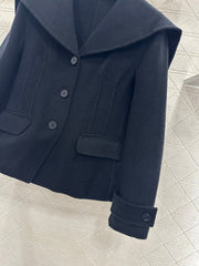 Large Lapel Shawl Coat