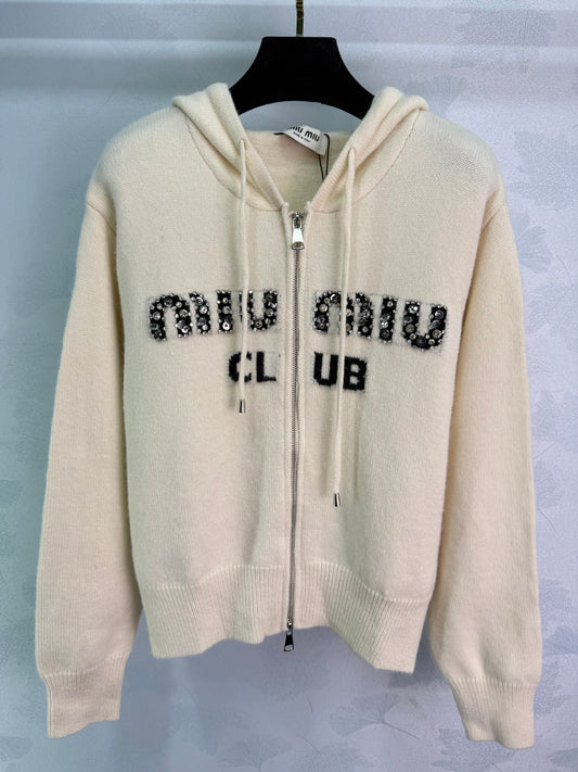 Zipper Knitted Cardigan