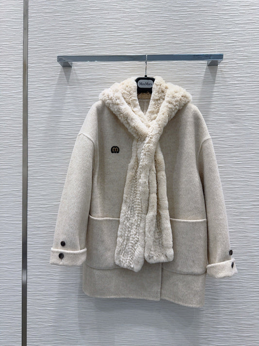 Double-faced cashmere coat