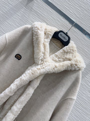 Double-faced cashmere coat