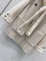 Double-faced cashmere coat
