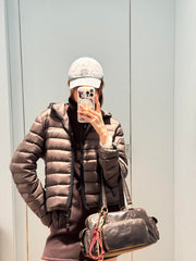 lightweight hooded down jacket