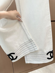 White Jeans [With Belt]
