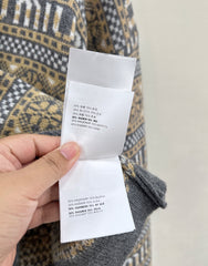 floral lettering knitted top