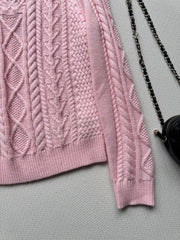 Simple pullover knit sweater