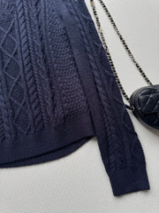 Simple pullover knit sweater