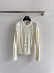 Simple pullover knit sweater