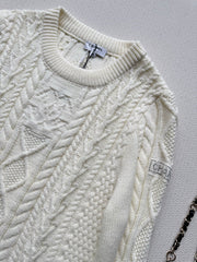 Simple pullover knit sweater