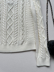 Simple pullover knit sweater