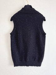 Collared Knitted Vest
