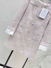 Pink Woven Dress