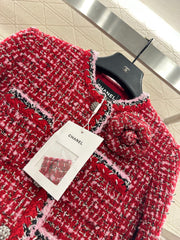 Brooch Round Neck Knitted coat