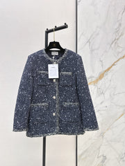 Coarse-woven Goose Down Woven Coat