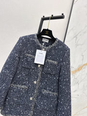 Coarse-woven Goose Down Woven Coat